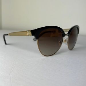 Michael Kors womens sunglasses black and gold